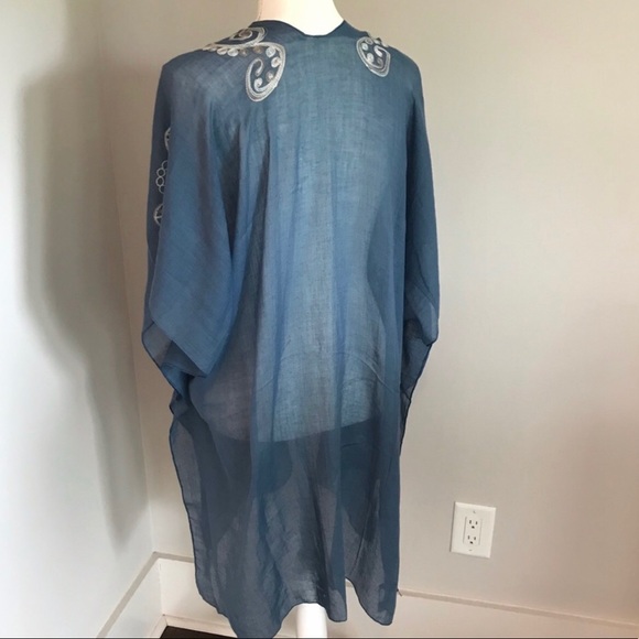 Last 1! ๐ฅHP!!๐ฅ Blue with Silver/Blue Kimono - Picture 7 of 8